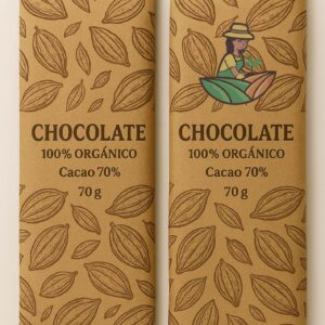 Barras de chocolate 70 %