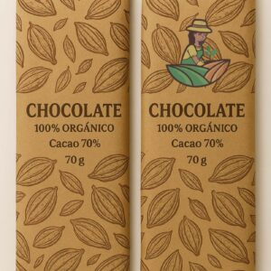 Barras de chocolate 70 %